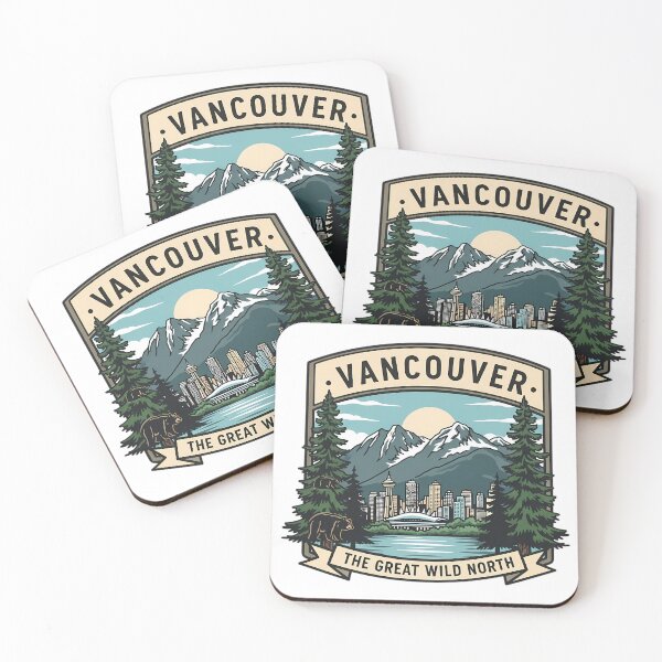 Item preview, Vancouver, The Great Wild North: A Vintage Adventure Emblem designed and sold by Digital Dreams Arts.