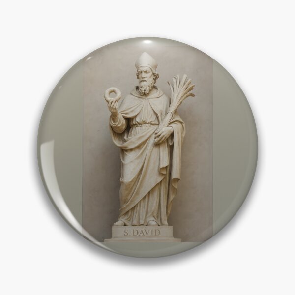 Item preview, Saint David and the Sacred Snack – Fine Art Parody Print designed and sold by WhisperFrame.