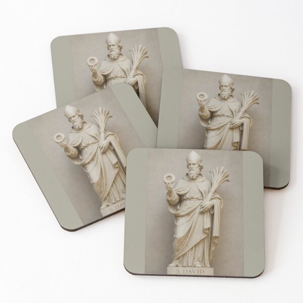 Item preview, Saint David and the Sacred Snack – Fine Art Parody Print designed and sold by WhisperFrame.