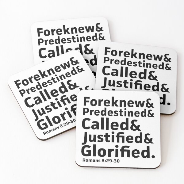 Item preview, Foreknew Predestined Called Justified Glorified Romans 8 designed and sold by KCTraders.