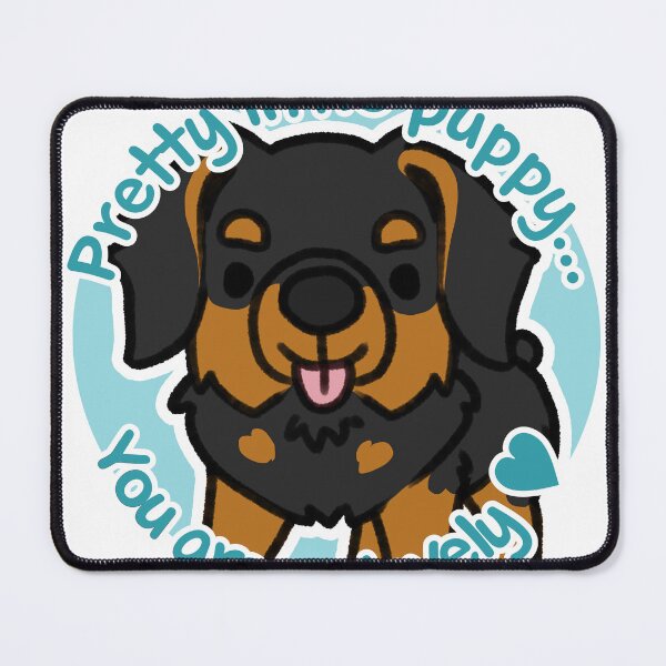 Item preview, Pretty Black and Tan Aussie Blue designed and sold by eto's art.