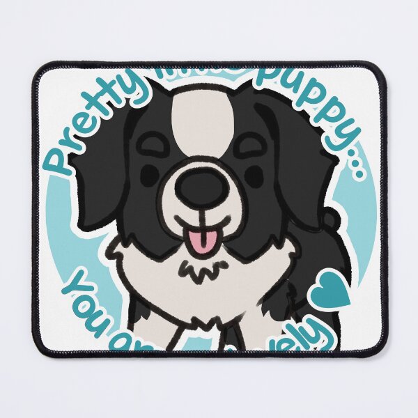 Item preview, Pretty Black and White Aussie Blue designed and sold by eto's art.