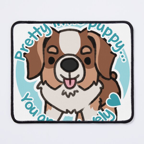 Item preview, Pretty Chocolate and Tan Aussie Blue designed and sold by eto's art.