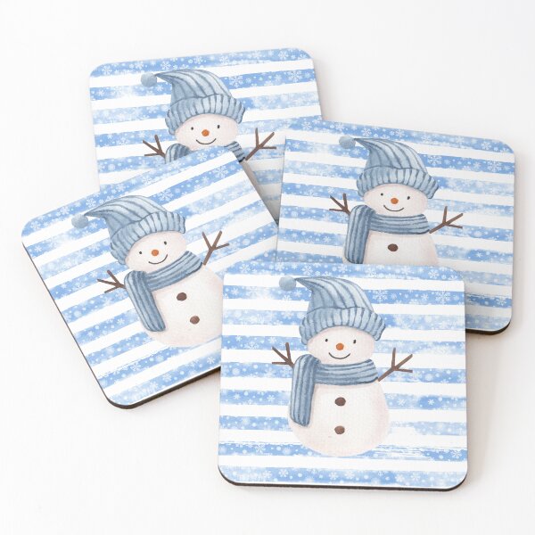 Item preview, Happy Snowman Winter Illustration designed and sold by CatchallDesign.