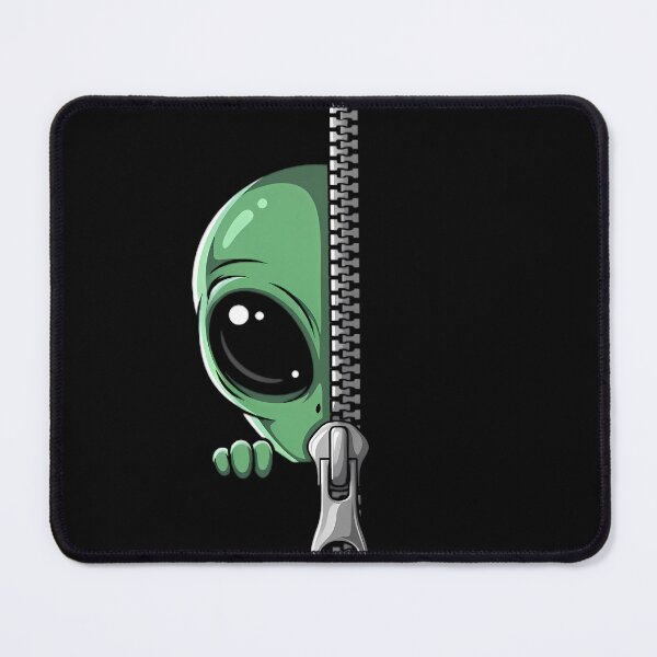 Item preview, Peekaboo Alien Zipper designed and sold by Linework Studio.