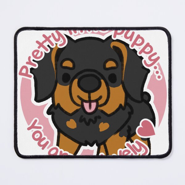Item preview, Pretty Black and Tan Aussie Pink designed and sold by eto's art.