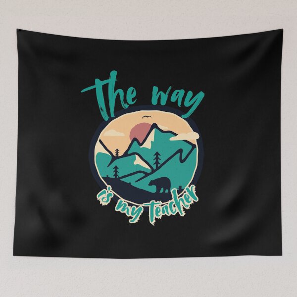 Item preview, The way is my teacher designed and sold by Silvernuit.