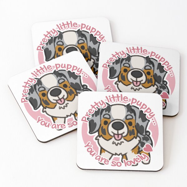Item preview, Pretty Blue Merle Aussie Pink designed and sold by eto's art.