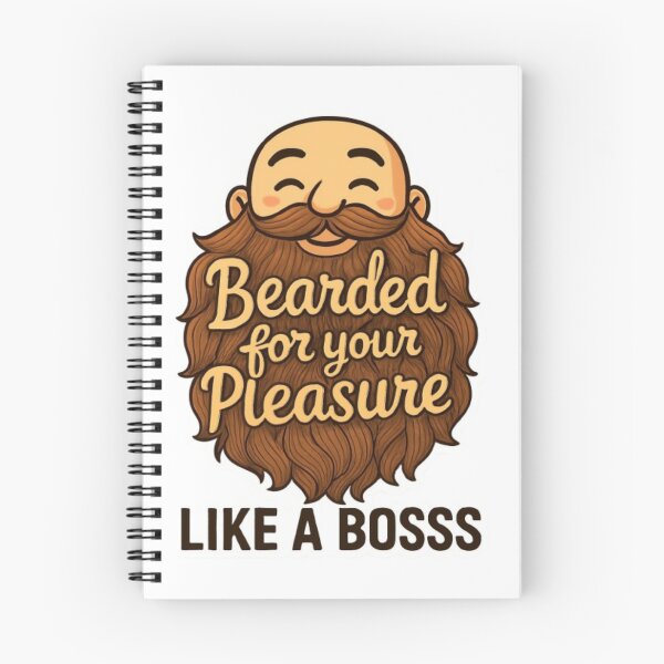 Item preview, Funny Cartoon Bearded Man Illustration with Slogan designed and sold by My-Hoodies.