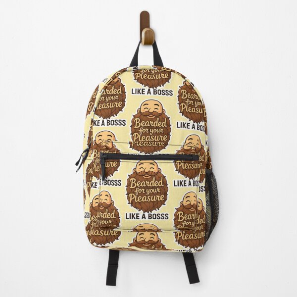 Item preview, Funny Cartoon Bearded Man Illustration with Slogan designed and sold by My-Hoodies.