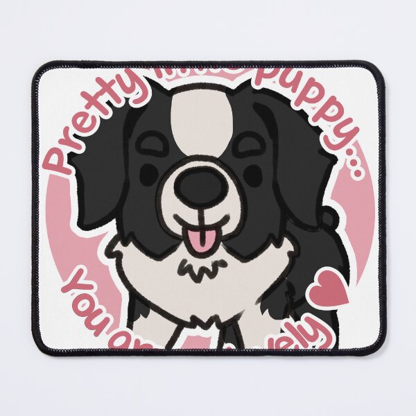 Item preview, Pretty Black and White Aussie Pink designed and sold by eto's art.
