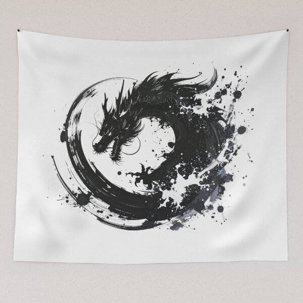 Item preview, Abstract Dragon Circle Color Blobs designed and sold by LiskoDesign.