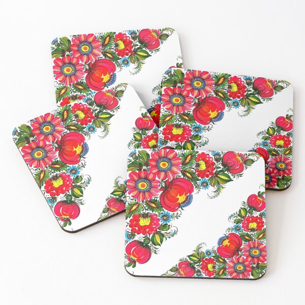 Item preview, Petrykivka flowers designed and sold by LISOVAMAVKA.