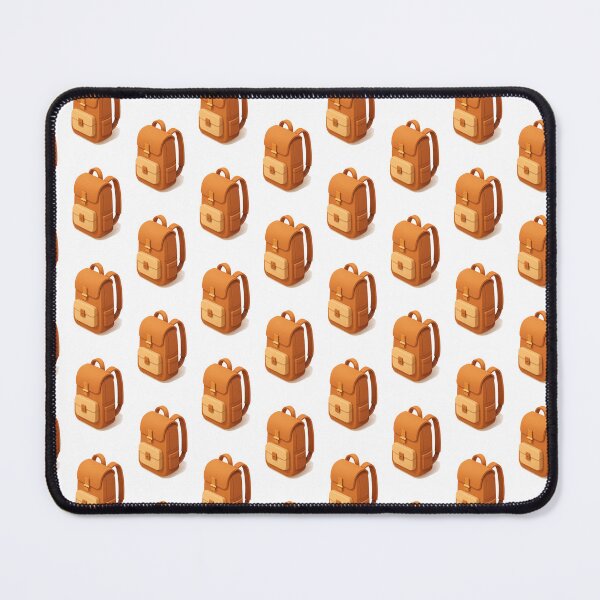 Item preview, Orange backpack isolated, transparent background for back to school theme, AI generated designed and sold by dvoevnore.