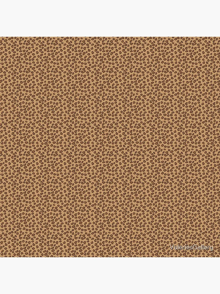 Thumbnail 4 of 4, Clock, Leopard Print Pattern Brown designed and sold by ValeriesGallery.