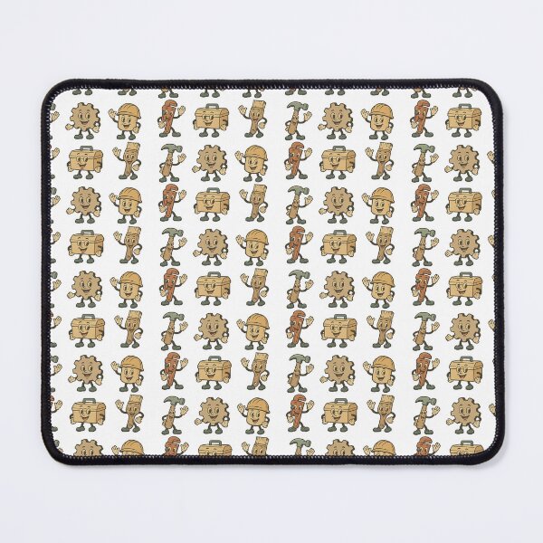 Item preview, Vintage Labor Day mascot set isolated on transparent background, AI generated designed and sold by dvoevnore.