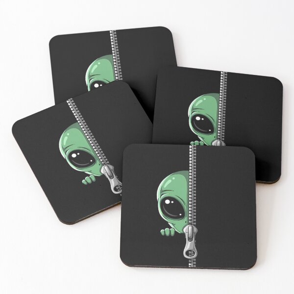 Item preview,  Peekaboo Alien Zipper designed and sold by Linework Studio.