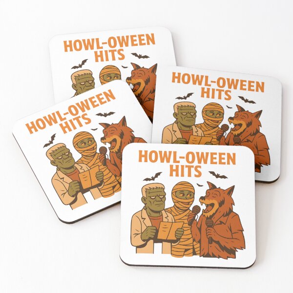 Item preview, Howl-oween Hits Monster Karaoke Illustration designed and sold by DanielULaN Artworks.
