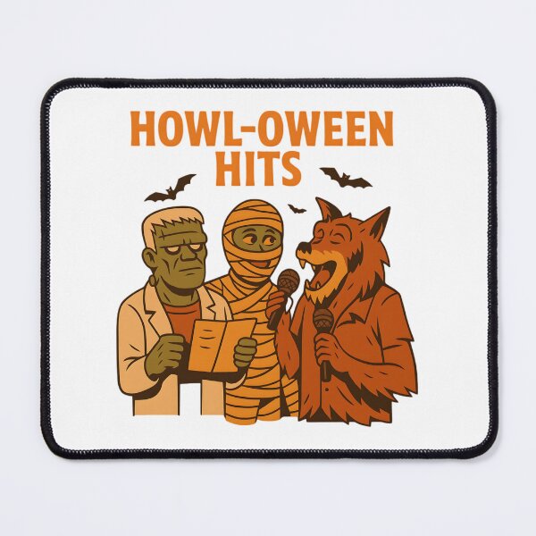 Item preview, Howl-oween Hits Monster Karaoke Illustration designed and sold by DanielULaN Artworks.