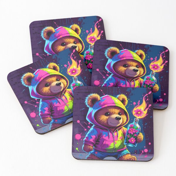 Item preview, Teddy Bear - Rebellion and Innocence designed and sold by Tranzam Designs.