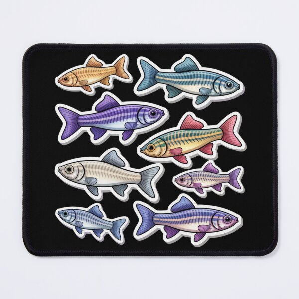 Item preview, Funny colorful Zebrafish - fish lover designed and sold by DamioPolArt.