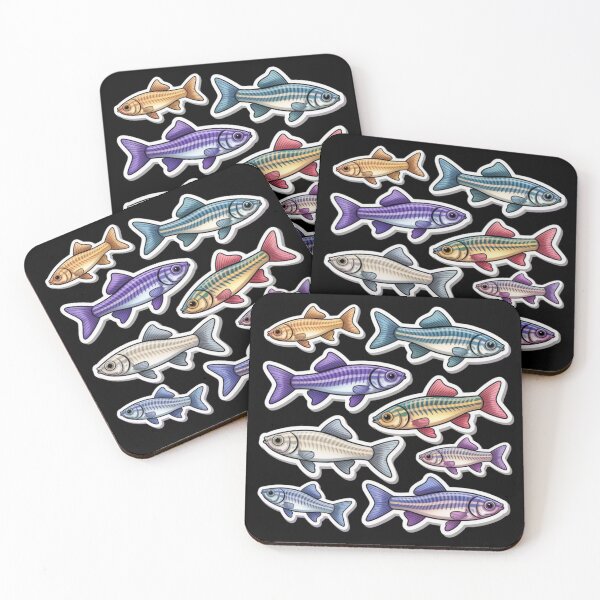 Item preview, Funny colorful Zebrafish - fish lover designed and sold by DamioPolArt.