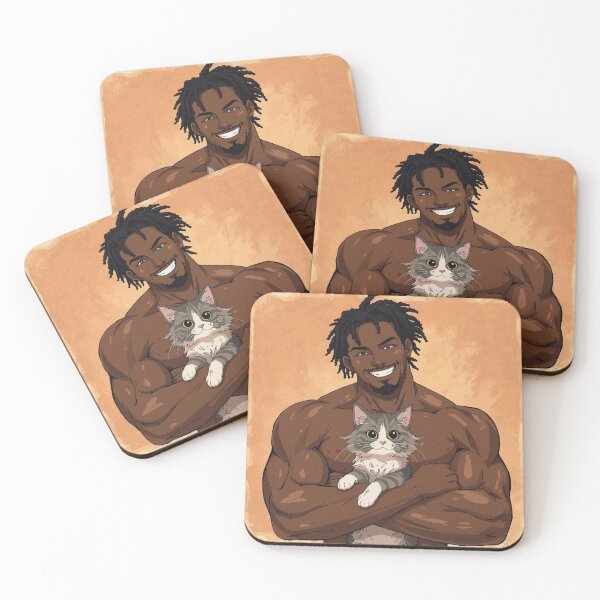 Item preview, Afro-American Man with Cat designed and sold by Flourish Market.