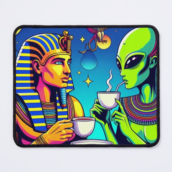 Item preview, Pharaoh and annuaki coffee enjoying designed and sold by Dogandesighn.