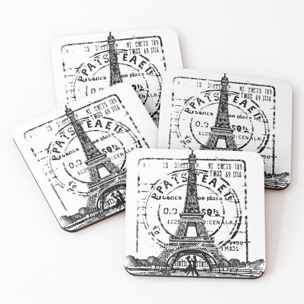 Item preview, Parisian Postage Stamp with Street Dancers Silhouette  designed and sold by BlesstB.
