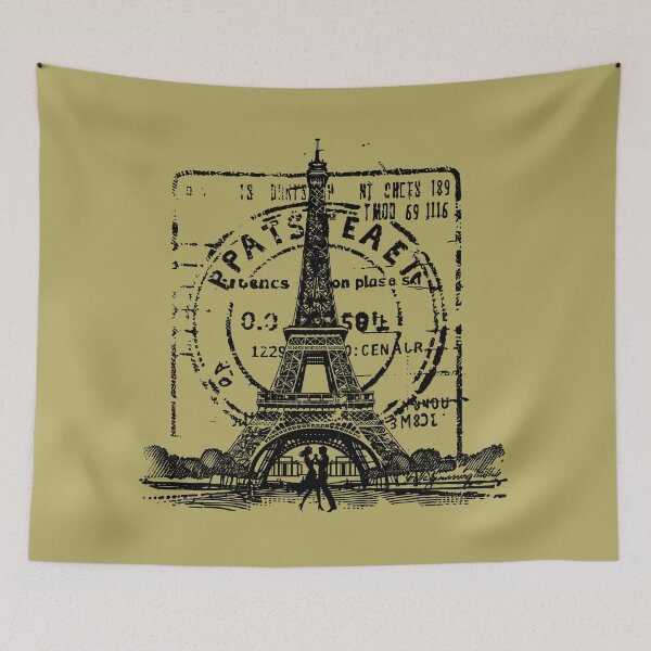 Item preview, Parisian Postage Stamp with Street Dancers Silhouette  designed and sold by BlesstB.