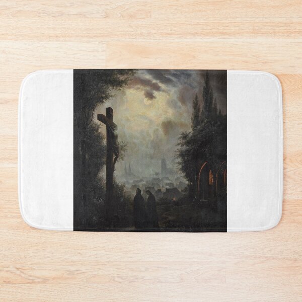 Item preview, The Crucifix by Moonlight, 1870 By Gustav Amberger  designed and sold by Art Outlaws.