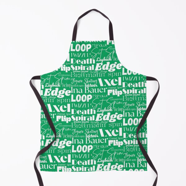 Item preview, Figure Skating Words- Subway Style Print- Green designed and sold by Purposely Designed.