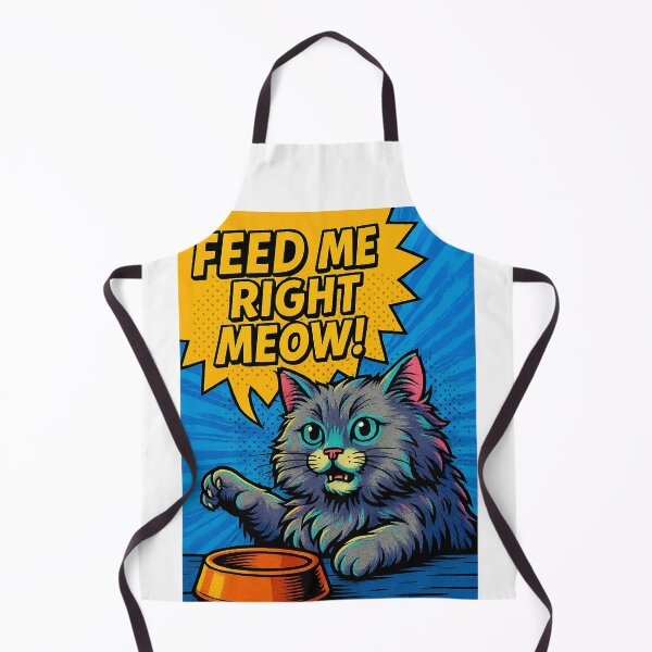 Item preview, Happy Purr – Cute Hungry Cat Illustration designed and sold by WinkWild.
