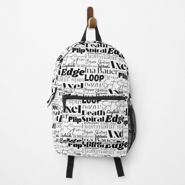 Item preview, Figure Skating Words- Subway Style Print- Black and White designed and sold by Purposely Designed.