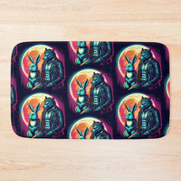 Item preview, Wolfman and bunny designed and sold by Dogandesighn.