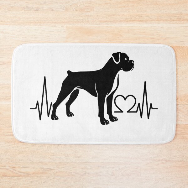 Item preview, Boxer Dog EKG Heartbeat Line – For Boxer Lovers designed and sold by GoodyPaws.