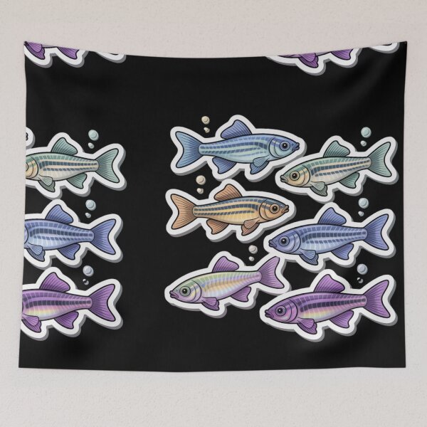 Item preview, Zebrafish - Funny fish lover designed and sold by DamioPolArt.