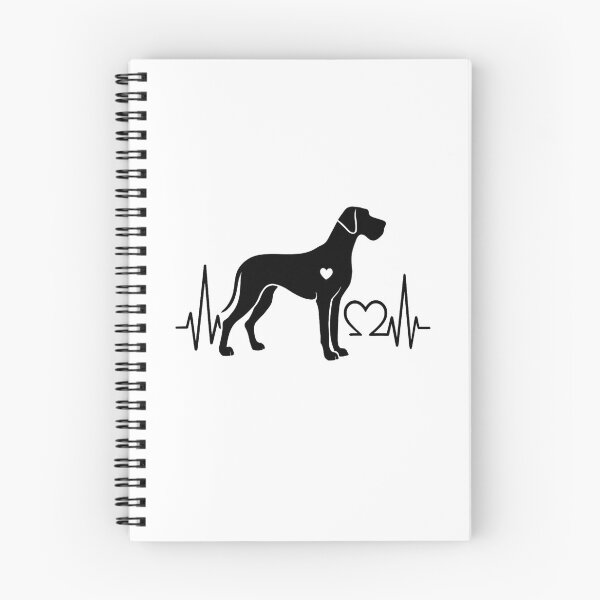 Item preview, Great Dane EKG Heartbeat Line – For Great Dane Lovers designed and sold by GoodyPaws.