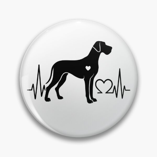 Item preview, Great Dane EKG Heartbeat Line – For Great Dane Lovers designed and sold by GoodyPaws.