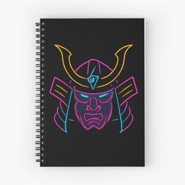 Item preview, Neon Samurai Helmet – Cyberpunk Warrior Glow Art designed and sold by RKNTdesigns.