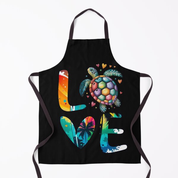 Item preview, Colorful Sea Turtle Love – Tropical Beach Vibes designed and sold by SimoesArtistry.