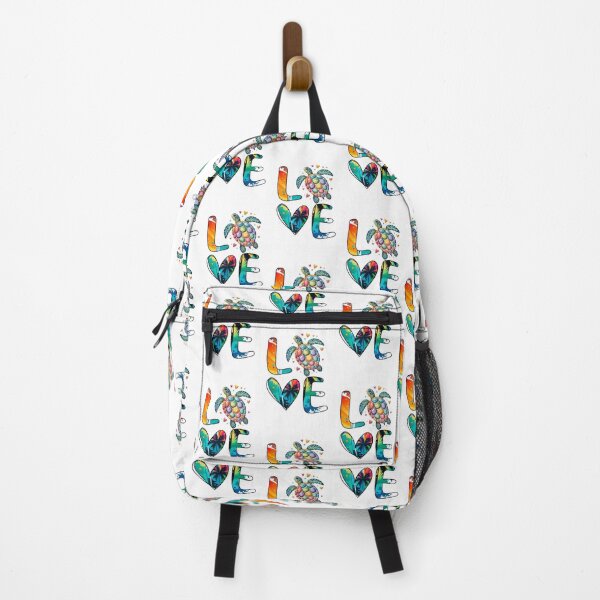 Item preview, Colorful Sea Turtle Love – Tropical Beach Vibes designed and sold by SimoesArtistry.