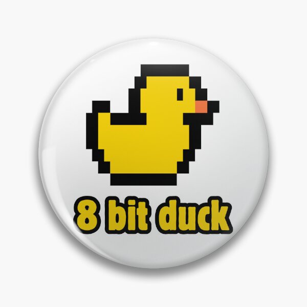 Item preview, Retro 8 Bit Duck Design - Classic and Cute designed and sold by CleanDecor.