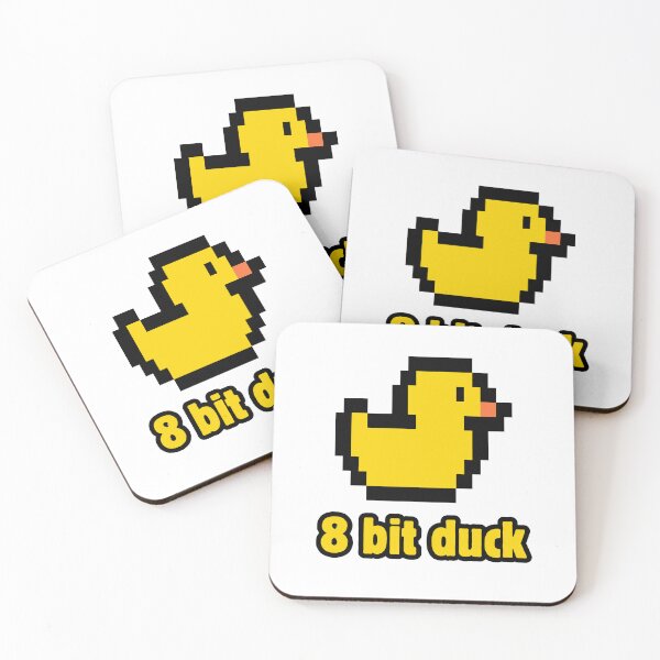 Item preview, Retro 8 Bit Duck Design - Classic and Cute designed and sold by CleanDecor.