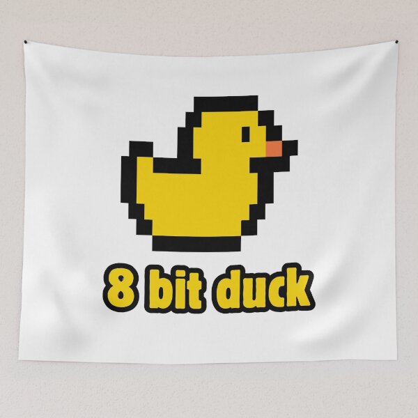 Item preview, Retro 8 Bit Duck Design - Classic and Cute designed and sold by CleanDecor.