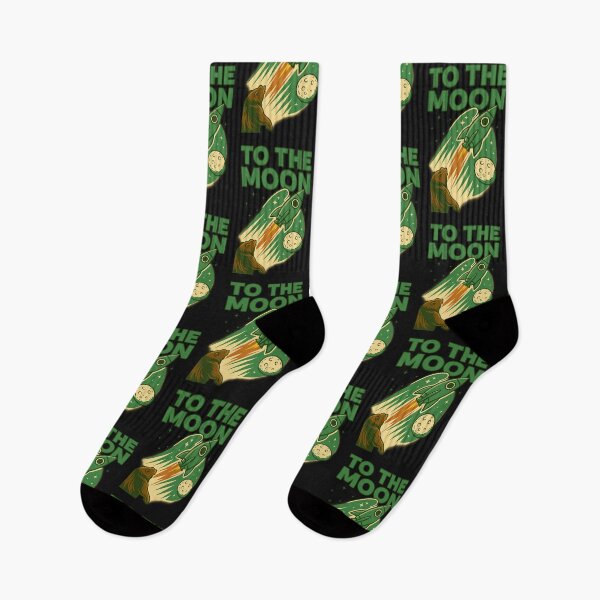Item preview, Retro Rocketship to the Moon – Vintage Space & Stock Market Inspired Design designed and sold by BullishJunkie.