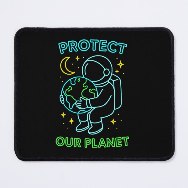 Item preview, Protect Our Planet – Neon Astronaut Design designed and sold by PastimeMastery.