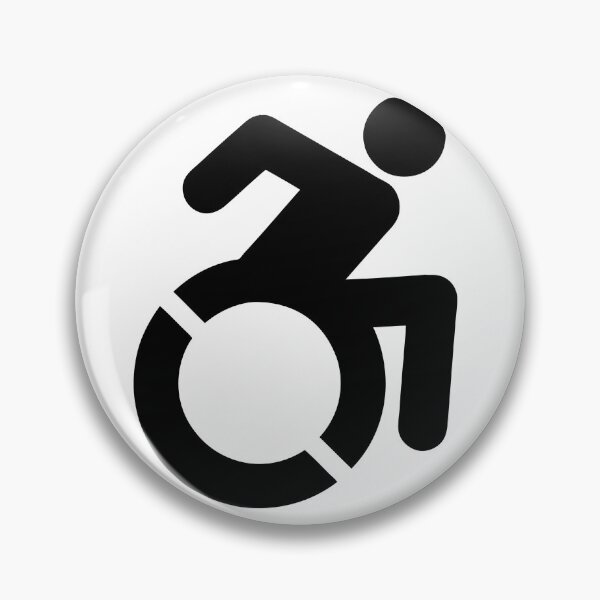 Item preview, Handicapped Accessible Olympiad Wheelchair Sign  designed and sold by Popular-Gifts.