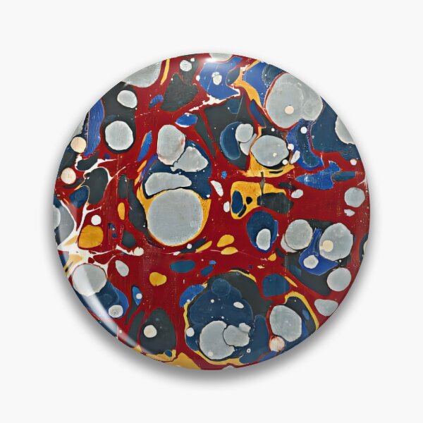 Item preview, Vintage Marbled Decorative Paper: Traditional Bookbinding Endpaper Design designed and sold by PinUpPizzazz.