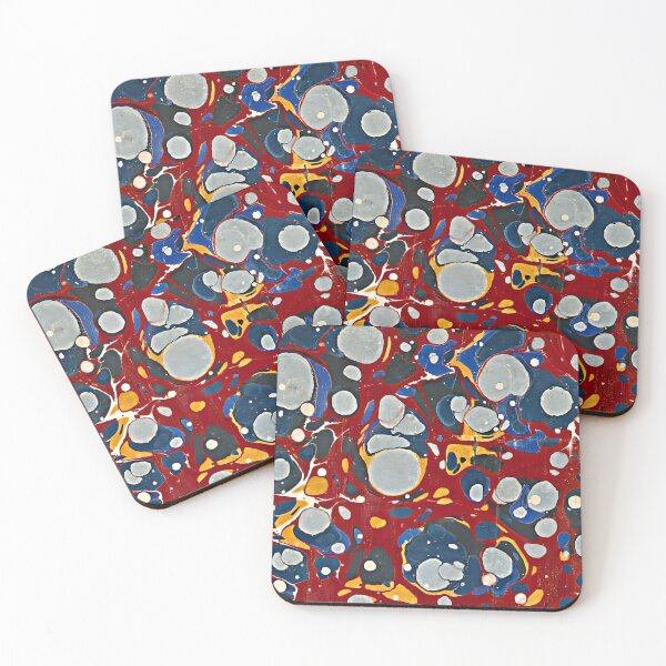 Item preview, Vintage Marbled Decorative Paper: Traditional Bookbinding Endpaper Design designed and sold by PinUpPizzazz.